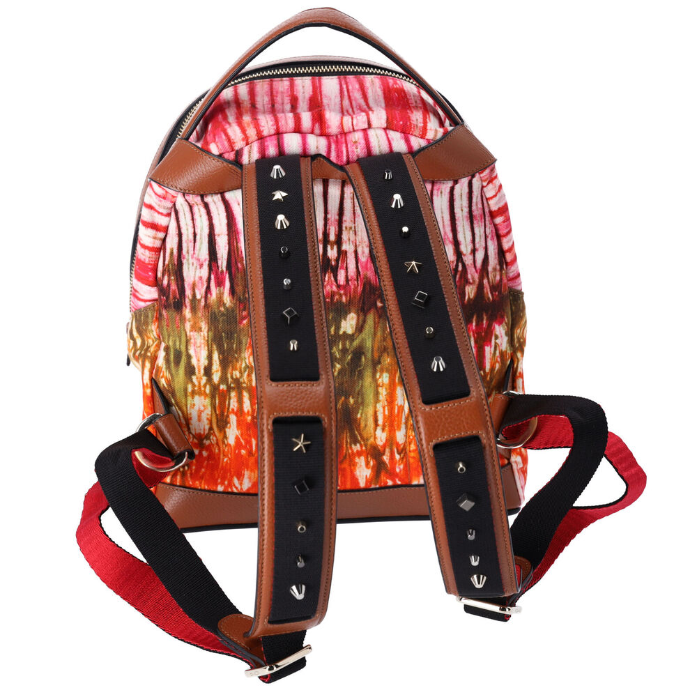 Christian Louboutin Backloubi Small Backpack Printed Canvas Multicolor - Picture 4 of 8